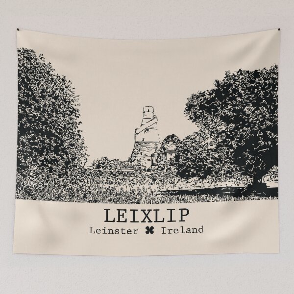Item preview, Leixlip IRL - Vintage Ink Cityscape designed and sold by Lakeric.