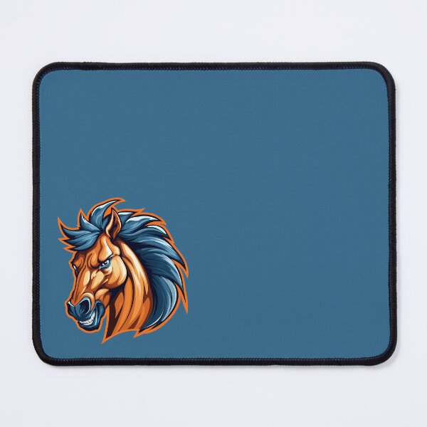 Item preview, Broncos Mustangs Stallions - Mascot Orange Blue // School Spirit College Team Cheer designed and sold by Aubergine Designs.