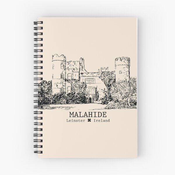 Item preview, Malahide IRL - Vintage Ink Cityscape designed and sold by Lakeric.