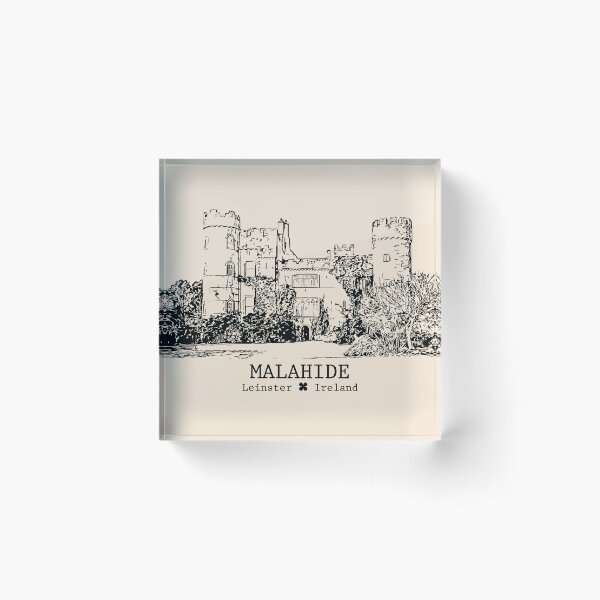 Item preview, Malahide IRL - Vintage Ink Cityscape designed and sold by Lakeric.