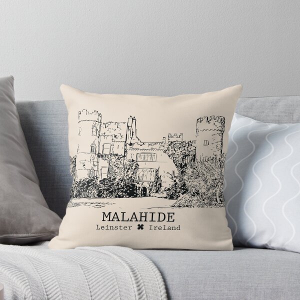 Item preview, Malahide IRL - Vintage Ink Cityscape designed and sold by Lakeric.