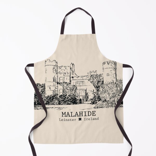 Item preview, Malahide IRL - Vintage Ink Cityscape designed and sold by Lakeric.