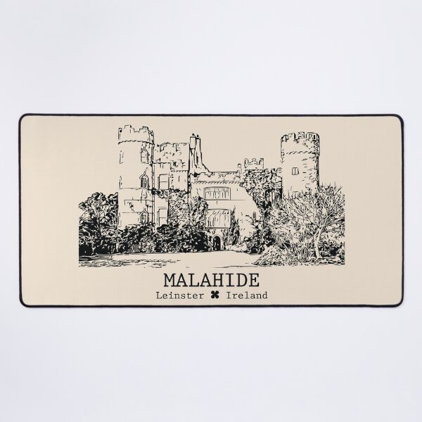 Item preview, Malahide IRL - Vintage Ink Cityscape designed and sold by Lakeric.