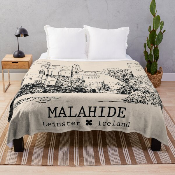 Item preview, Malahide IRL - Vintage Ink Cityscape designed and sold by Lakeric.