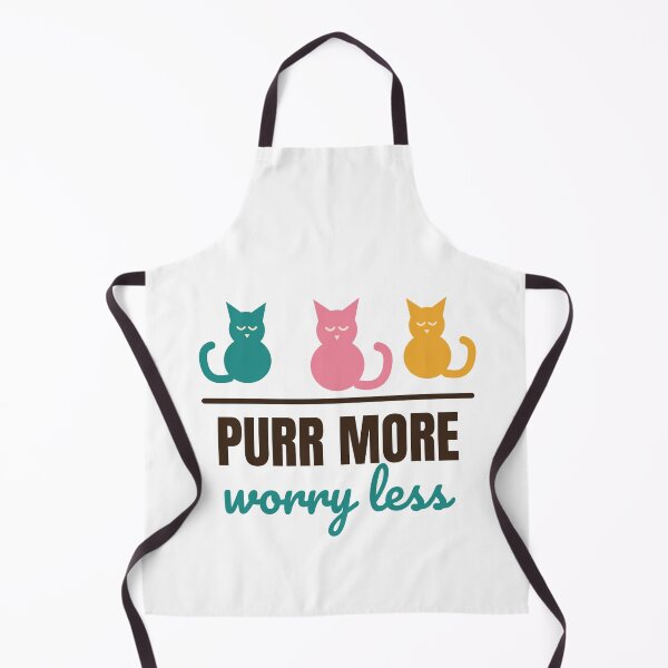 Item preview, Purr More Worry Less - Cute Colourful Cat Shirt designed and sold by RankShift.