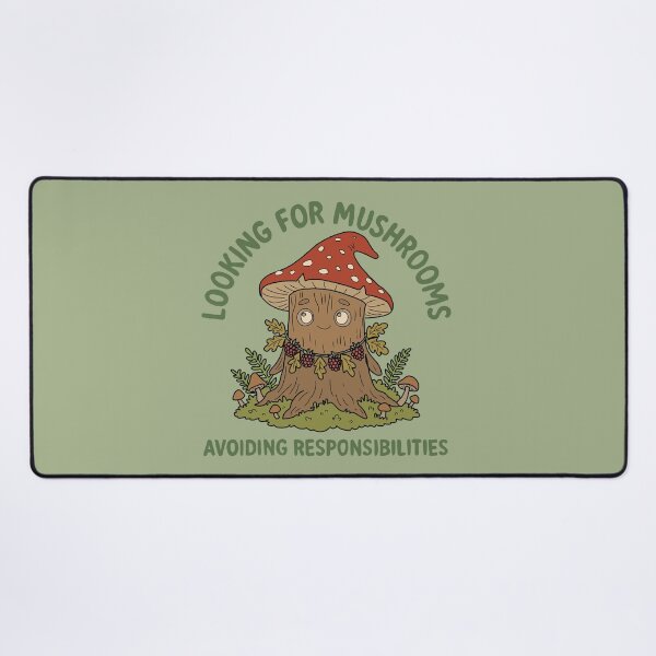 Item preview, Mushroom Foraging Gift Nature Lover Illustration designed and sold by LeshanArt.