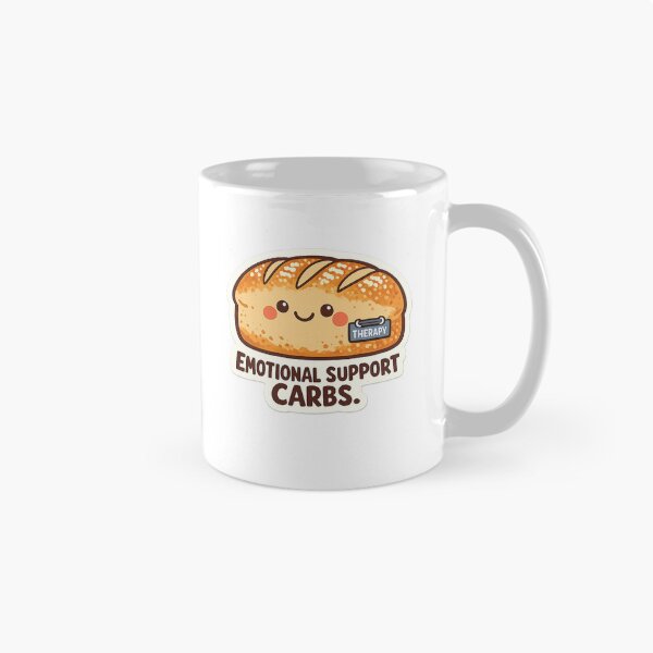 Item preview, Emotional Support Carbs Cute Sourdough Bread Sticker | Funny Bakery Food Lover Gift designed and sold by Doodlynx.