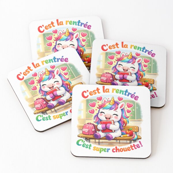 Item preview, Happy unicorn for back to school designed and sold by Signature-fr.