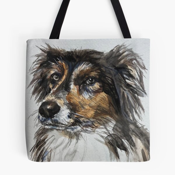 Item preview, Good Dog, dog portrait, watercolor dog designed and sold by jenesaiscluck.