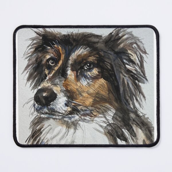Item preview, Good Dog, dog portrait, watercolor dog designed and sold by jenesaiscluck.