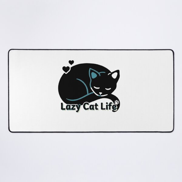 Item preview, Lazy Cat Life Sleeping Kitten Illustration designed and sold by PrintforDesign.