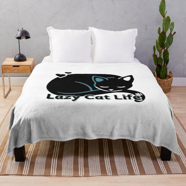 Item preview, Lazy Cat Life Sleeping Kitten Illustration designed and sold by PrintforDesign.