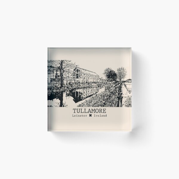 Item preview, Tullamore IRL - Vintage Ink Cityscape designed and sold by Lakeric.
