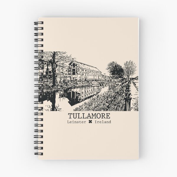 Item preview, Tullamore IRL - Vintage Ink Cityscape designed and sold by Lakeric.