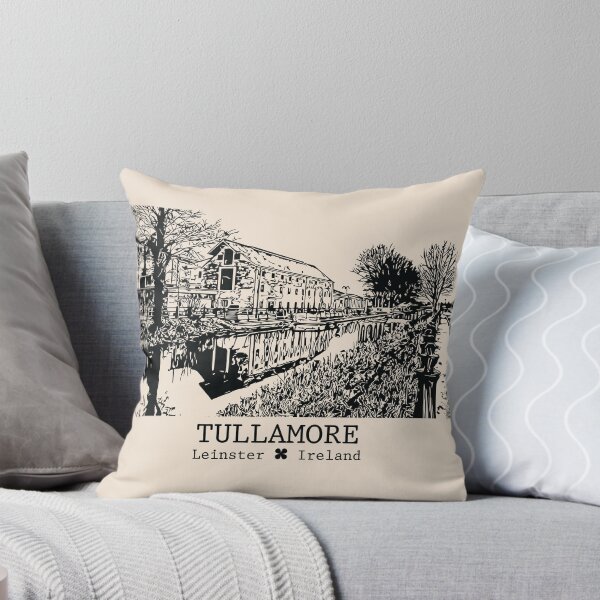 Item preview, Tullamore IRL - Vintage Ink Cityscape designed and sold by Lakeric.