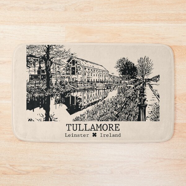Item preview, Tullamore IRL - Vintage Ink Cityscape designed and sold by Lakeric.