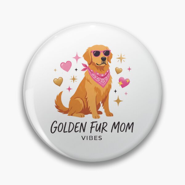 Item preview, Golden Fur Mom Vibes designed and sold by zoughlal.