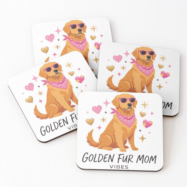 Item preview, Golden Fur Mom Vibes designed and sold by zoughlal.
