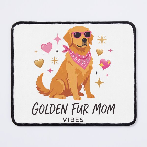 Item preview, Golden Fur Mom Vibes designed and sold by zoughlal.