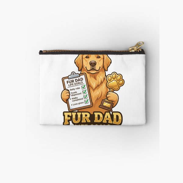 Item preview, Fur Dad Life Goals designed and sold by zoughlal.