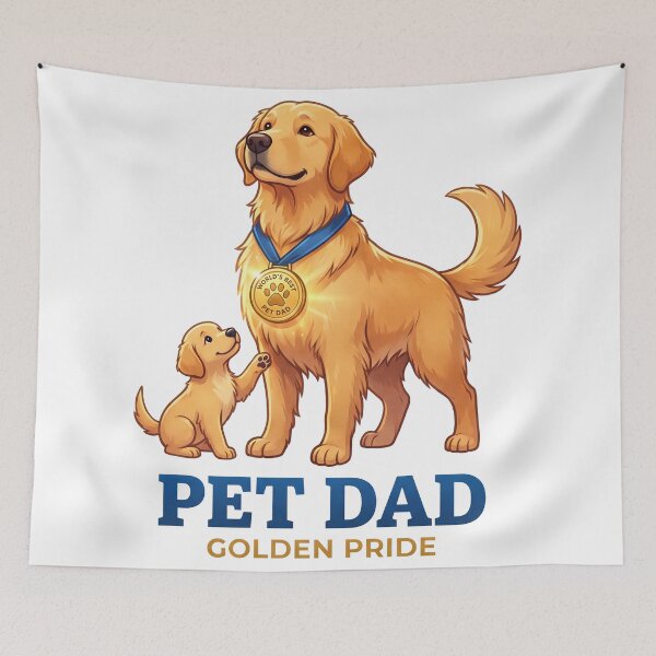 Item preview, Pet Dad Golden Pride designed and sold by zoughlal.