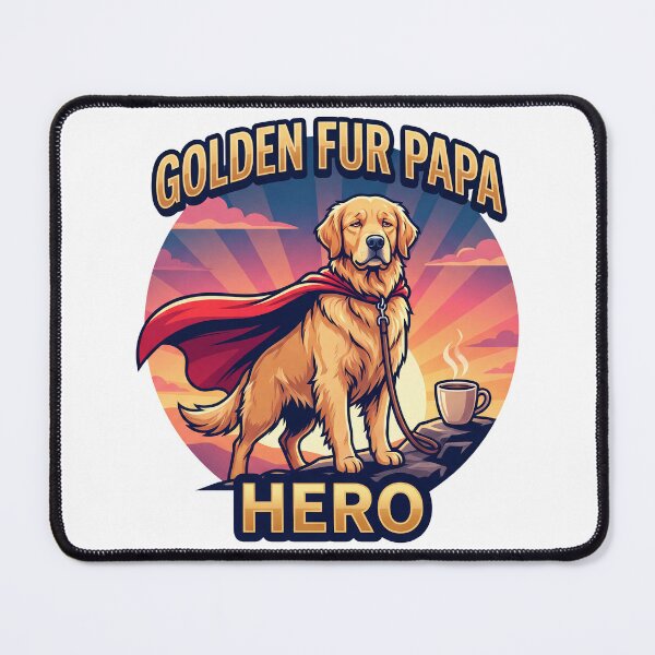 Item preview, Golden Fur Papa Hero designed and sold by zoughlal.