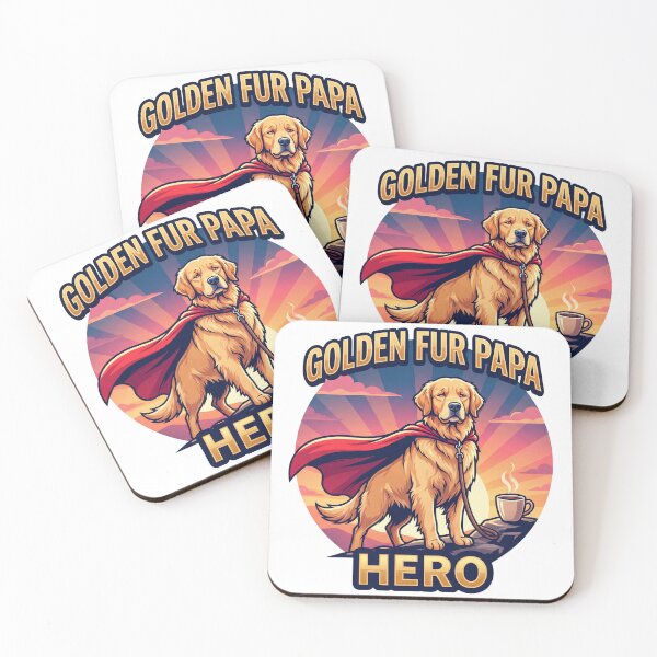 Item preview, Golden Fur Papa Hero designed and sold by zoughlal.