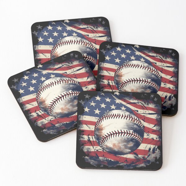 Item preview, Baseball USA American Flag Vintage Grunge designed and sold by FeverVoid.