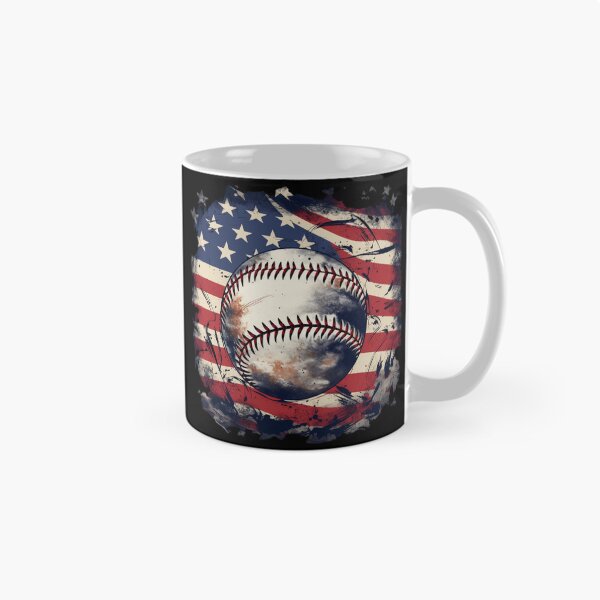 Item preview, Baseball USA American Flag Vintage Grunge designed and sold by FeverVoid.