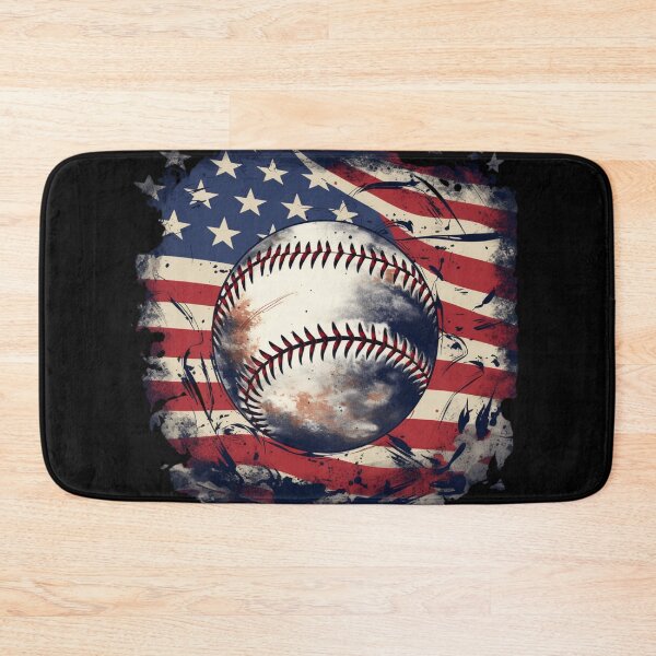 Item preview, Baseball USA American Flag Vintage Grunge designed and sold by FeverVoid.