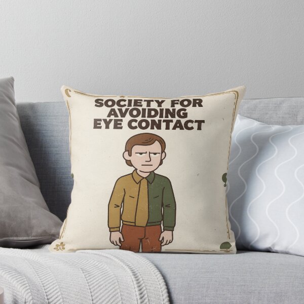 Item preview, Society for Avoiding Eye Contact Retro Poster designed and sold by PictorialWhimsy.