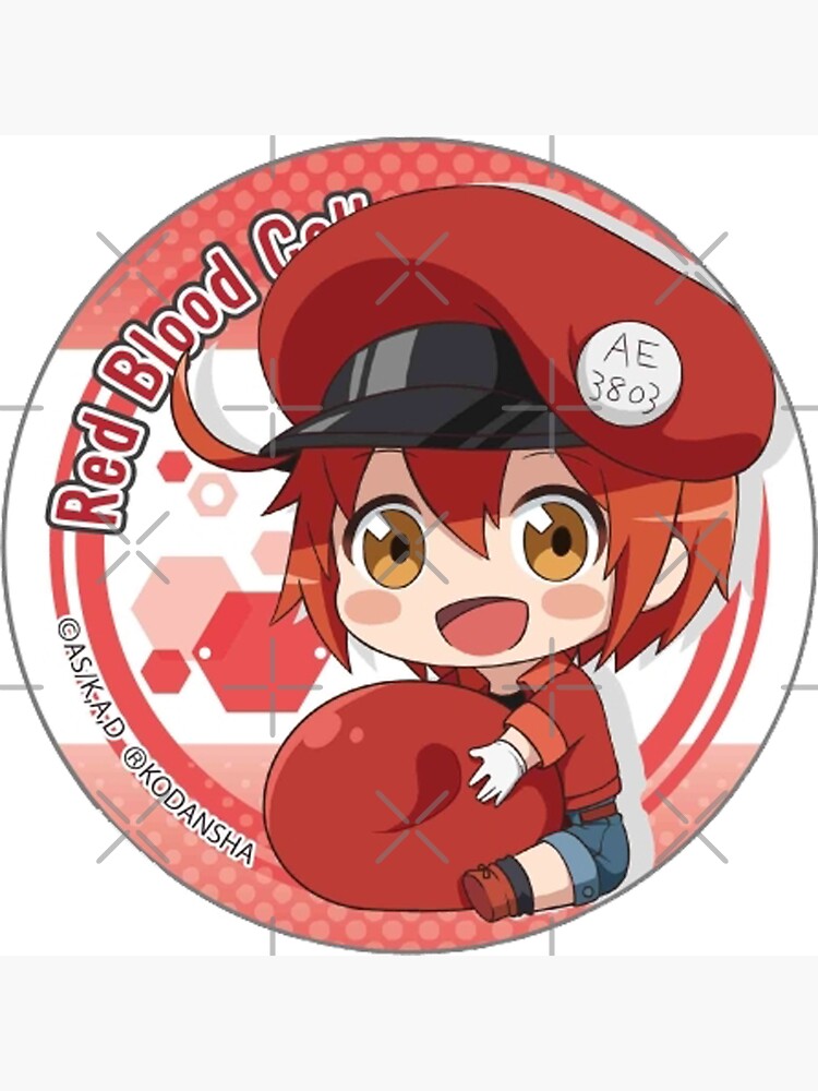 Red Blood Cell (Hataraku SaibouCells at work!) by Ahkhai1999 on DeviantArt