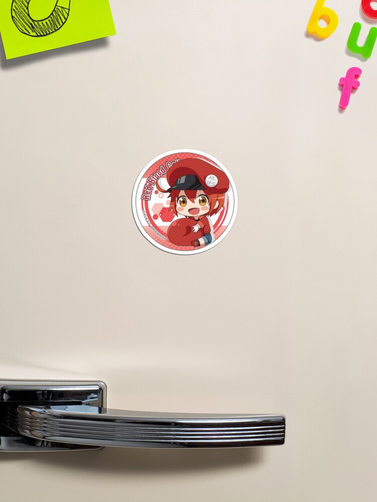 Red Blood Cell & Platelet | Hataraku Saibou (Cells at Work) Sticker for  Sale by Jake Hunter