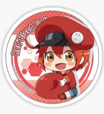 Red Blood Cell | Hataraku Saibou (Cells at Work) Sticker