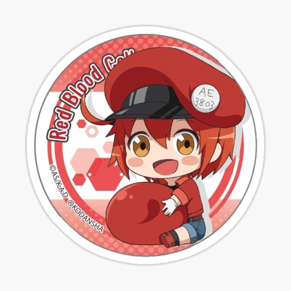 Stickers Cells at Work hataraku Saibo Anime Fanart -  Norway