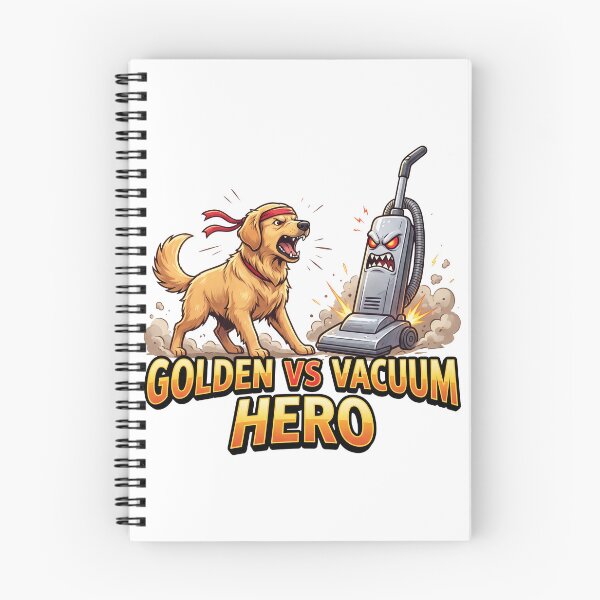 Item preview, Golden Retriever Vs Vacuum designed and sold by zoughlal.