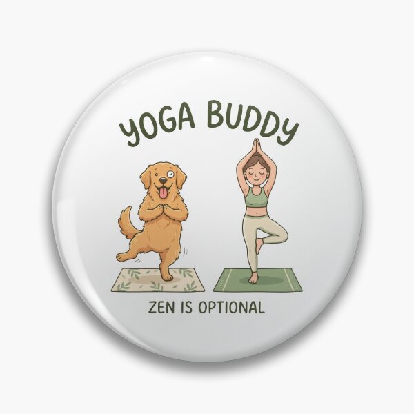 Item preview, Golden Yoga Buddy Zen designed and sold by zoughlal.