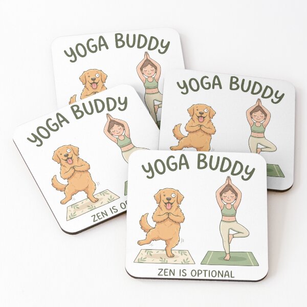 Item preview, Golden Yoga Buddy Zen designed and sold by zoughlal.