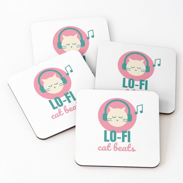 Item preview, Lo-Fi Cat Beats - Cute Aesthetic Cat Music Shirt designed and sold by RankShift.