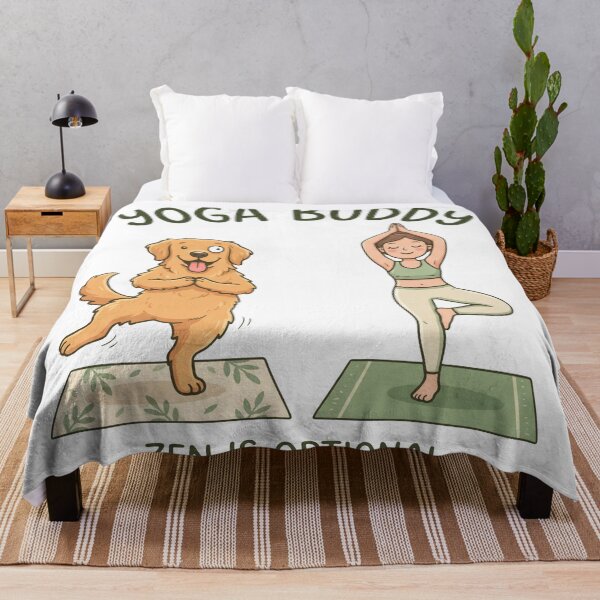 Aperçu de l'œuvre Golden Yoga Buddy Zen créée et vendue par zoughlal.
