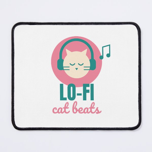 Item preview, Lo-Fi Cat Beats - Cute Aesthetic Cat Music Shirt designed and sold by RankShift.