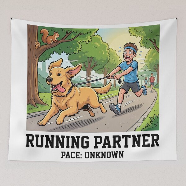 Item preview, Golden Running Partner Pace designed and sold by zoughlal.