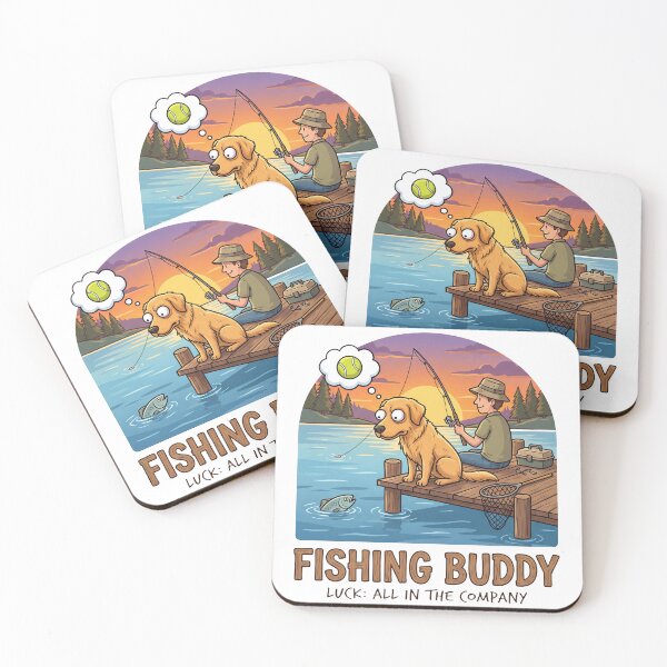 Item preview, Golden Fishing Buddy Luck designed and sold by zoughlal.
