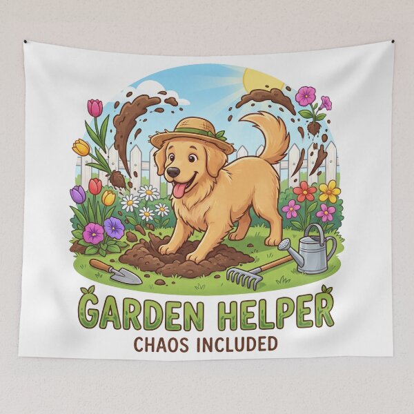 Item preview, Golden Garden Helper Chaos designed and sold by zoughlal.