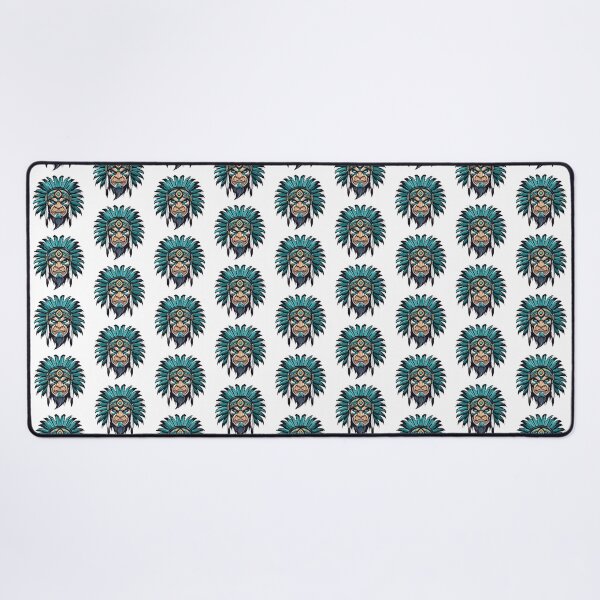 Item preview, Chief Warrior - Mascot Aqua // School Spirit College Team Cheer designed and sold by Aubergine Designs.
