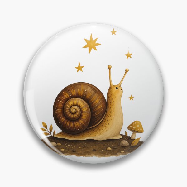 Item preview, Snail looking at stars designed and sold by Orca-Design.