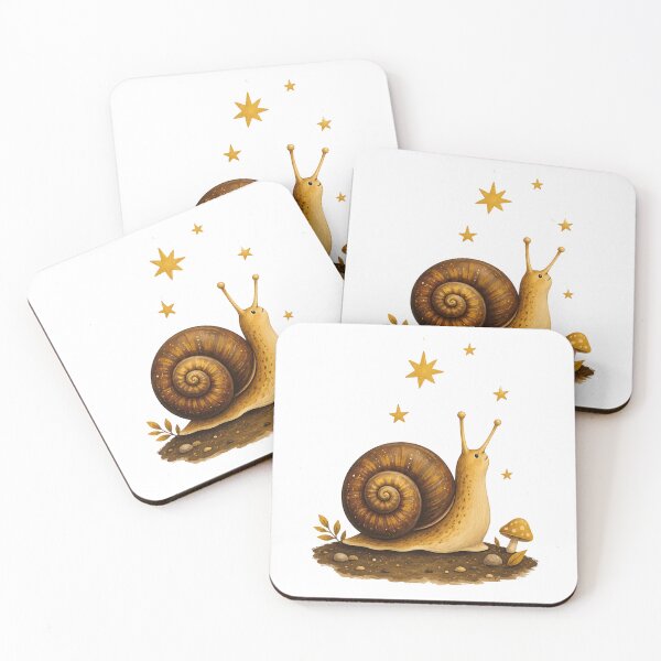 Item preview, Snail looking at stars designed and sold by Orca-Design.