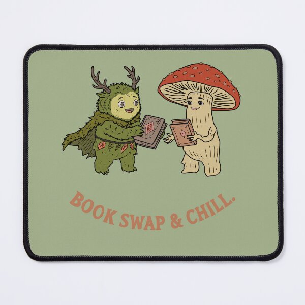 Item preview, Mushroom Forest Spirit Cottagecore Book Swap designed and sold by LeshanArt.
