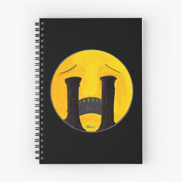 Item preview, Black Sludge Crying Face Scar-E-Moji designed and sold by Grimmlar.