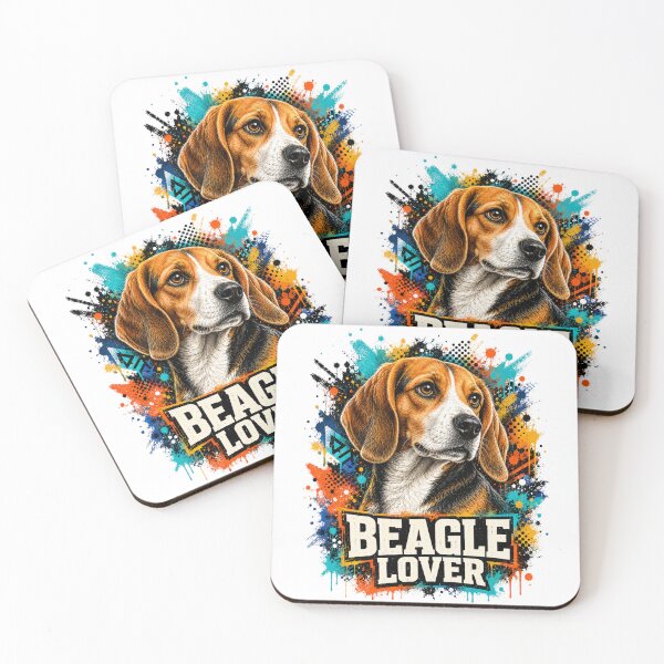 Item preview, Beagle Lover Graffiti Dog Portrait designed and sold by Tobull.